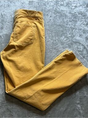 Talbots Mustard Yellow Corduroy Pants